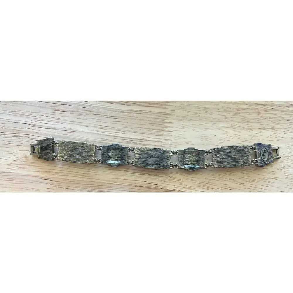 Lia Sophia Bracelet Large & Small Rhinestones‎ Stretch Clasp Dressy Casual
